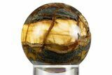Colorful Polished Marcasite Agate Sphere - Indonesia #330227-1